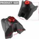 Dirt Bike Gas Fuel Tank for CRF50 XR50 50cc 70cc 90cc 110cc 125cc SSR TaoTao coolster Baja DR49 SDG 107 kazuma Thumpstar BSE Piranha Pitster Pro Roketa Atomik Pit Dirt Trail Bike
