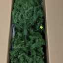 National Tree Company 10 ft Pre-Lit Kingswood Fir Slim Artificial Christmas Tree, 600 Clear Lights, 1,715 Tips, Includes Stand, Green