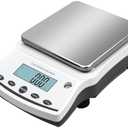 RESHY Lab Scale 5000g x 0.01g, High Precision Digital Analytical Balance with Calibration Weights, 0.01g Accuracy Scientific Gram Scale for Jewelry, Kitchen, Food, Powder, Chemical Use