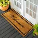 Evergreen Extra Large Coir Doormat, 2'x5' Large Front Door Mat for Double Doors, Outdoor Indoor Entrance Rug, Non-Slip Welcome Mat for Porch Patio, Housewarming Gift