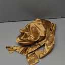 Silk Bonnet Satin Bonnet for Sleeping Large Bonnets with Tie Band Hair Wrap with Adjustable Straps Hair Cap for Women Curly Gold