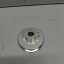 Terre Products, Heavy Duty 2.5" V-Groove Drive Pulley, Precision 1/2" Bore, Robust Z3A Zinc Alloy Die Cast Pulley
