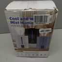 6L Humidifiers for Bedroom Large Room Home,Cool and Warm Humidifier for Baby and Plants Hot Mist Top Fill Desk Humidifier Oil Diffuser,Quiet,Auto Mode,360Nozzle-Midnight Black(2026 Upgraded)