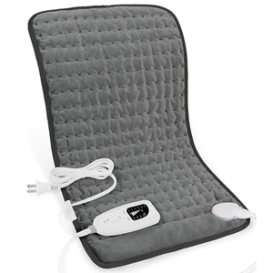 Deepsoon Heating Pad,Electric Heating Pads for Back,Neck,Abdomen,Moist Heating Pad for Shoulder,Knee,Arms,Legs,Dry/Moist Heat & Auto Shut Off,Christmas Gifts for Men and Women,Dark Gray,40x20 Inch