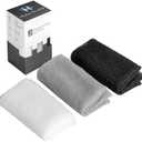 Exfoliating Body Washcloth Variety Pack (3pc) - Soft, Medium & Hard - Nylon Body Scrub Cloth (11.8" X 35.4") - Ideal Bath Shower Back Scrubber for Men & Women - Enhances Skin Beauty