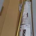 JQK Towel Bar Brushed Gold, 20.5 Inch 304 Stainless Steel Thicken 0.8mm Towel Rack Bathroom, Towel Holder Wall Mount, Useable Length 18 Inch 2 Pack, TB110L18-BG-P2