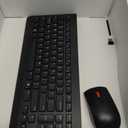 Lenovo 510 Wireless Keyboard & Mouse Combo, 2.4 GHz Nano USB Receiver, Full Size, Island Key Design, Left or Right Hand, 1200 DPI Optical Mouse, GX30N81775, Black