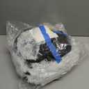 CLKHOWL Cat Tunnel Bed for Indoor Cats - Cute Cat Donut Tunnel with Washable Circle Cushion, Round Pet Play Toy for Kitten/Puppy/Rabbit, Grey