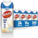 BOOST Plus Ready to Drink Nutritional Drink, Very Vanilla, 24 Pack BBD Aug 28 2026