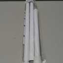 White Tension Curtain Rod for Windows 28 to 48 inch, Adjustable Expandable Pressure Spring Curtain Rod No Drilling, 7/8" Curtain Rod for Bedroom Doorway Closet Door