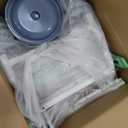 XIAOSHUNER 4 in 1 Rolling Shower Chair with Wheels for Elderly and Disabled, Wheelchair with Bucket and Safety Locking Wheels, Shower Bedside Commode Wheelchair for Seniors, Green