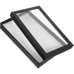 Healifty Box Pvc Cover Slot Earring Organizer Jewelry Storage Case for Display and Collection for Earrings and Elegant Design for Personal