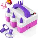 ETENWOLFElectric Balloon Pump for All Balloons 110V 600W Balloon Blower for Party Metalic Latex 260q Foil Balloons, Balloon Inflator for Birthday Decorations (Purple)