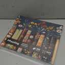 Vintage Wildflower Book Puzzles for Adults 1000 Pieces, Plant Floral Books Pages Jigsaw Puzzle, Retro Bookshelf Puzzles with Blossoming Wildflowers, Botanical Literary Theme Puzzle for Book Lovers