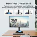 ASUS 27 1440P Business Monitor (VA27AQSE) - IPS, QHD, 99% sRGB, Frameless, HDMI, DisplayPort, VGA, 1ms, Speakers, Low Blue Light, Flicker Free, Ergonomic Design, VESA Wall Mountable