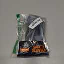 Ergodyne Skullerz ODIN Safety Glasses Sunglasses, Impact Resistant Z87.1+ (Matte Black Frame, Smoke Lens)