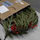 Bluesea 9FT Artificial Norfolk Pine Garland - Faux Christmas Garland, Fake Greenery Garland for Table, Mantle, Wall, Indoor, Outdoor Christmas Decorations (1 Pcs)