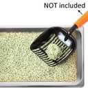 Kichwit Stainless Steel Cat Litter Box, Metal Litter Pan for Cat, Non Stick Smooth Surface, 21.1" L x 13.1" W x 6" H
