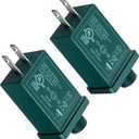 2 Pack 29V 18W LED Power Supply, UL Certification LED Transformer Replacement Class 2 Power Supply, Low Voltage Adapter US Plug for Christmas Tree Lighting, Holiday String Light