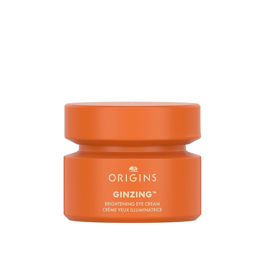 Origins GinZing Brightening Eye Cream with Vitamin C & Niacinamide| Visibly Reduces Dark Circles, 0.5 Fl Oz