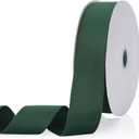 Velvet Ribbon Dark Green 1.5 inch, Continuous 20 Yards Double Faced Velvet Ribbon Great for Christmas Tree Ornaments,Gift Wrapping,Bow Making,Wreath Decoration,Wedding,Party,Handmade Crafts