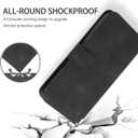 Wanyuexes Case for Redmi Note 12 5G Case/Poco X5 5G 22111317I Wallet Case with Tempered Glass Screen Protector, Leather Flip Credit Card Holder Stand Phone Cover for Xiaomi Redmi Note 12 5G Black