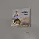 MR.SIGA Bathtub Drain Strainer, Stainless Steel Shower Bathtub Drain Hair Catcher, Bathroom Sink Drain Strainer, 3 Pack