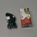 Clear Warm White Christmas Tree Lights - 6.3 ft String of 35 Incandescent Mini Bulbs Multifunctional Lighting Modes, for Decorative, Bedroom, Outdoor, Xmas Twinkle Lights with Green Wire Total 6.6 ft