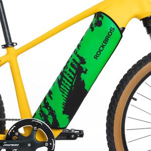 ROCKBROS Ebike Battery Cover Neoprene E Bike Battery Protective Cover for Outdoor Riding ebike accessories for Isolating Battery, Wear Resistant, Dirt Resistant