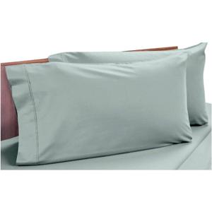 DreamFit DreamComfort Pillow Case Set of 2: 100% Enduring Long Staple Cotton – Experience Natural Softness That Grows Softer Over Time, Reinforced with Pill & Fray Resistant Strength, Sage Queen