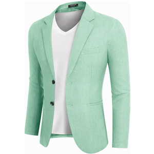 COOFANDY Men's Blazer Casual Two Buttons Sport Coats Lightweight Suit Jacket, S