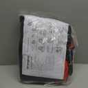 Car Seat Covers,Leather Seat Covers,Breathable and Sporty Car Seat Cover,Universal Fit Automotive Seat Covers for Truck Cars Sedan and SUV(2 Pieces,Front Seat,Black+Red,N2)