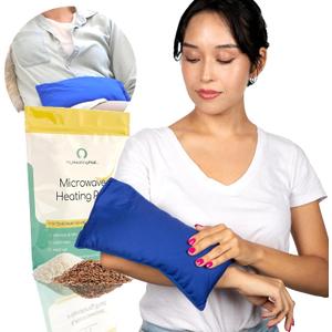 My Heating Pad for Pain Relief - Moist Microwavable Heating Pad for Joints and Muscles Relief - Microwave Hot Pack Heat Pad for Cramps - Calming Chilled or Heated Pad Therapy - 1 Pack Blue