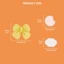 Esdallina Junk Case Charms Cute Yellow 3D Cartoon Phone Case Resin Charms Kit with Large Figurine and Cream Glue