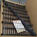 Toolterritary 10 Panels No Dig Garden Fence, 40 in(H) X 24.2 ft(L) Metal Fence Panels, Thickened Rustproof Garden Fencing, Animal Barrier Fence for for Dogs, Rabbits, Landscape, Patio