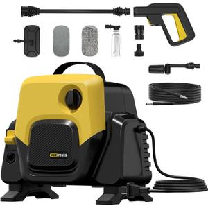 Electric Pressure Washer 2400 Max PSI -1.79 GPM Portable Pressure Washer with 360 Rotating 5-in-1 Nozzle, Power Washer with Foam Pot/Car Wash Kit for Cars, Driveways, Siding, Patios, Garden