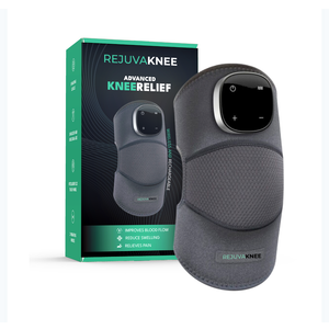 Rejuvaknee Advanced Knee Relief, Multi-Functional Heated Massager with Five Heating Modes and Three Massage Modes. Relieves Joint Pain and Stress.