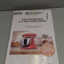 Compatible with Kitchen aid 4.5-5 Qt Bamboo Mixer Slider - Appliance Slider for Tilt Head Kitchen aid Stand Mixer Artisan, Countertop Storage Mover Sliding Tray Accessories Attachments