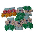 Fabric Bows 2ct DECORATIVE BOW CLIPS (7 Pack)