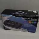 95kpa Vacuum Sealer Machine, Updated 2025 Commercial Fully Automatic Food Sealer, 10-in-1Functions & Powerful Sealing System with Double Heat Seal, Easy-Lock Handle, Built-in Cutter and Bag Storage (Black)