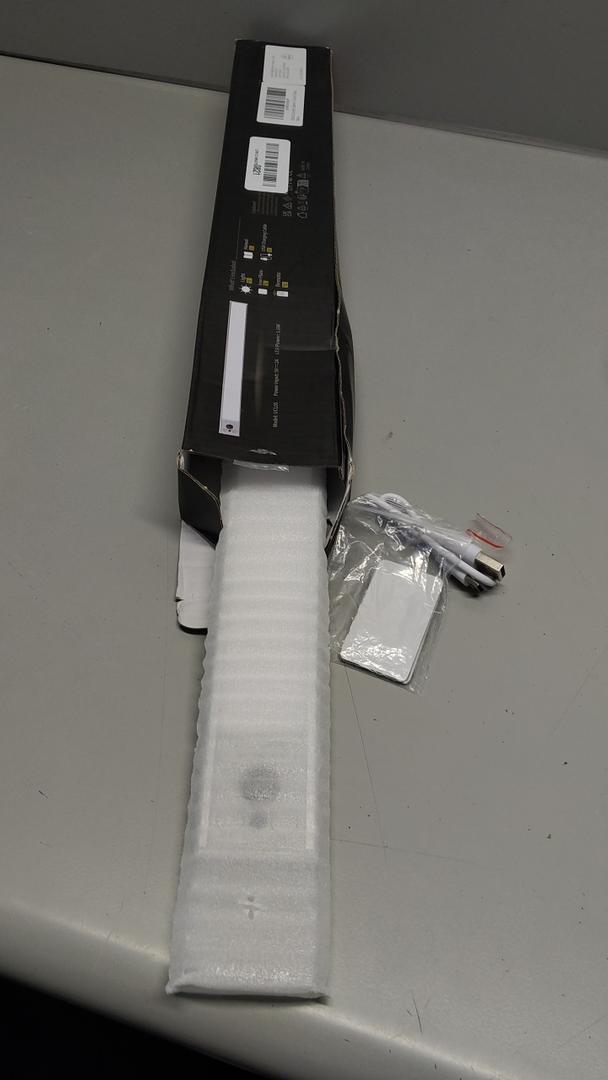 EZVALO 1 Pack Under Cabinet Lighting, 4000mAh Rechargeable Motion Sensor Light, 16inch Magnetic Closet Lights with Dimmable & 3 Color Temps, Wireless Motion Activated Lights with Remote for Kitchen