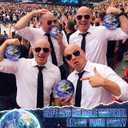 Thiccywoov 18 Pcs Bald Cap with Sunglass Set Makeup Bald Wig Cap Halloween Cosplay Party Costume Accessories for Men Women Adults