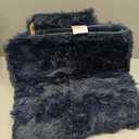 CAROMIO Fluffy Area Rugs 10x13 Extra Large Plush and Thick Shaggy Rug for Living Room Non-Slip Non-Shedding Accent Rug Carpet for Bedroom, Fuzzy Faux Fur Shag Rugs for Kids Nursery Dorm, Navy