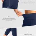 Soothfeel Women's Fleece Lined Joggers Pants High Waisted Water Resistant Thermal Sweatpants Winter Hiking Pants with Pockets (Navy)