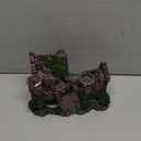 Aquarium Resin Castle Decoration, Castle Hideouts Stone Cave Hide House Fish Tank Aquarium Accessories for Betta Shrimp Turtle