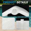 48 sq Swimming DE Pool Filter Grids Compatible with Hayward Pro-Grid DE4820,Micro Clear DE4800 and DE480S,for Penair FNS Plus Grid Set 48 Sq.Ft. (24 inch Height)