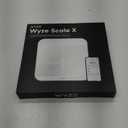 Wyze Smart Scale X - Digital Bathroom Scale for Body Weight, BMI, Body Fat, Muscle Mass, Heart Rate Monitor | ITO Glass & LED Backlight | Batteries Included, 400 lbs (White)