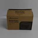 Mueller Retro Toaster 2 Slice with 7 Browning Levels and 3 Functions: Reheat, Defrost & Cancel, Stainless Steel Features, Removable Crumb Tray, Under Base Cord Storage, Black