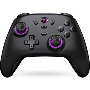 Wireless Switch Pro Controller for Nintendo Switch Controller/Lite/OLED, Hall Effect Wired PC Joysticks-LED Wireless iOS/Android Remote/Programmable Nintendo Switch Accessories Interactive Gaming Figures