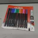 Sharpie Felt Tip Pens, Fine Point Pens (0.4mm), Felt Tip Markers, Assorted Colors, 12 Count - Journaling, Art, Drawing, Markers